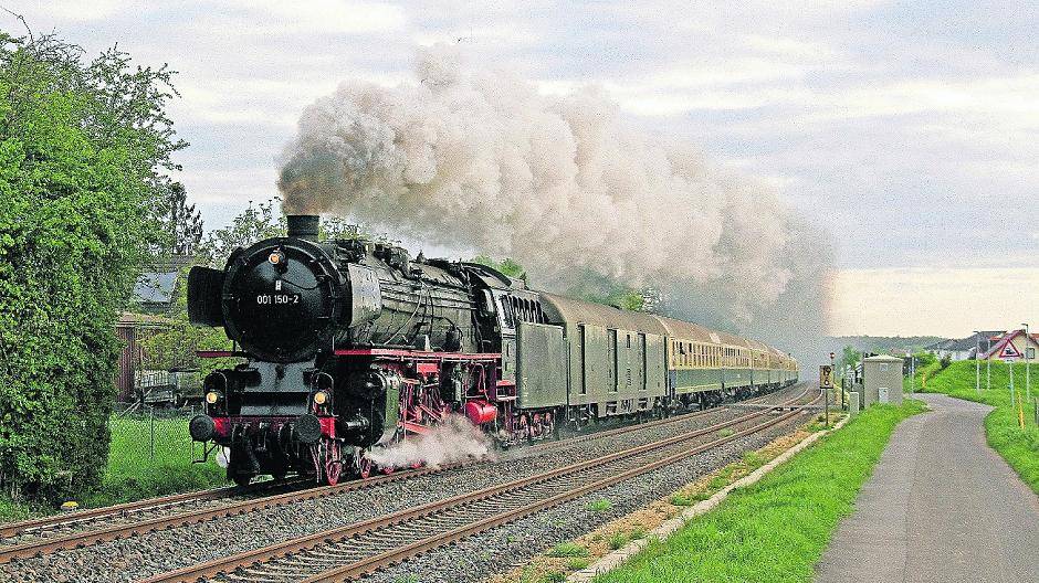 Am 13. Oktober rollt die historische Dampflok 01 150 wieder. Diesmal geht es nach Neustadt an der Weinstraße.
