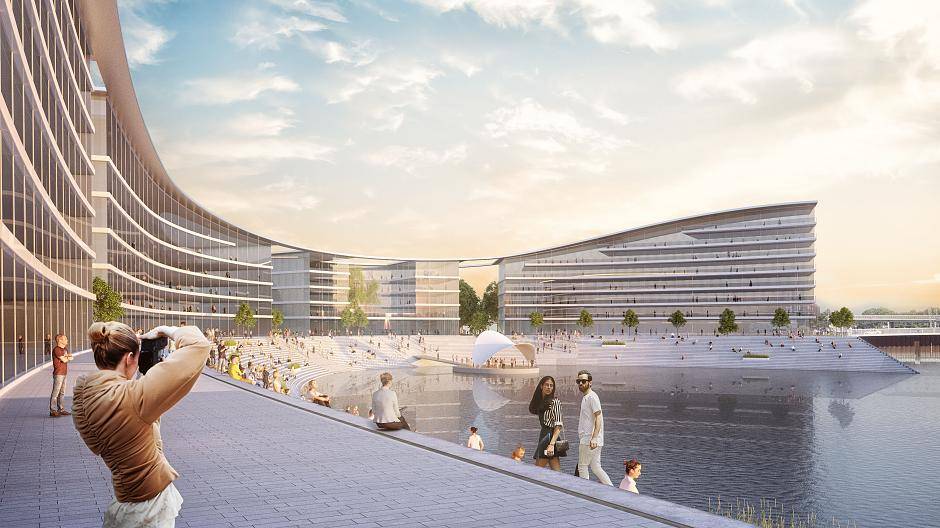 So soll The Curve nach dem Willen der Entwickler schon bald aussehen.