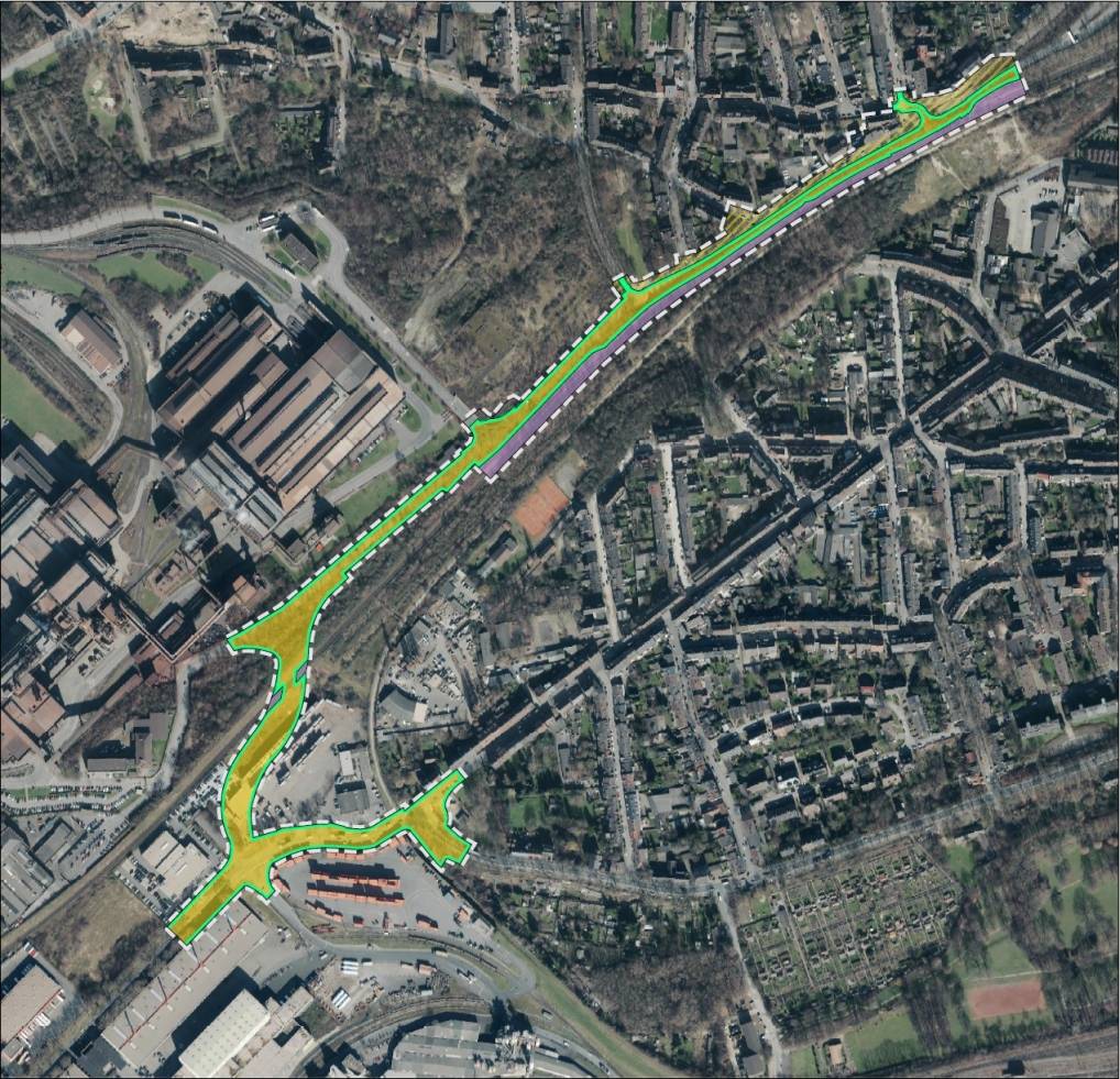 Umgehungsstraße für Meiderich