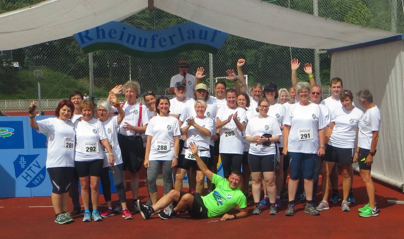 Rheinuferlauf 2017: Alle Teilnehmer des Vorbereitungskurses sind ins Ziel gekommen.