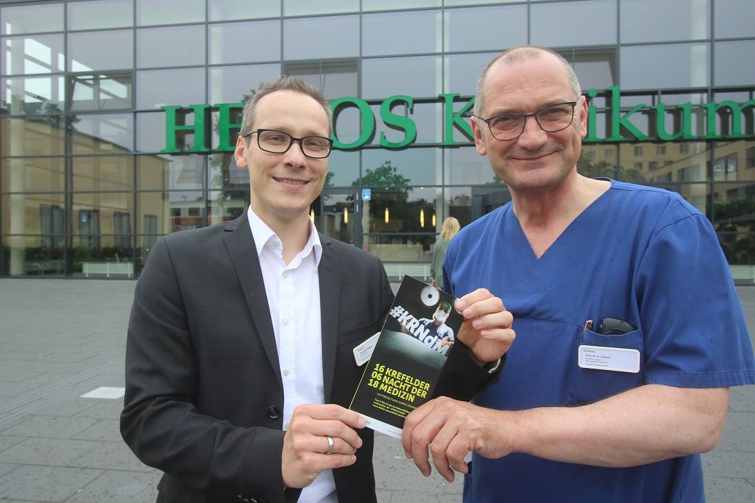  Freuen sich auf die „Nacht der Medizin“: Klinikgeschäftsführer Alexander Holubars (l.) und der Ärztliche Direktor, Prof. Rudolf Leuwer. 
