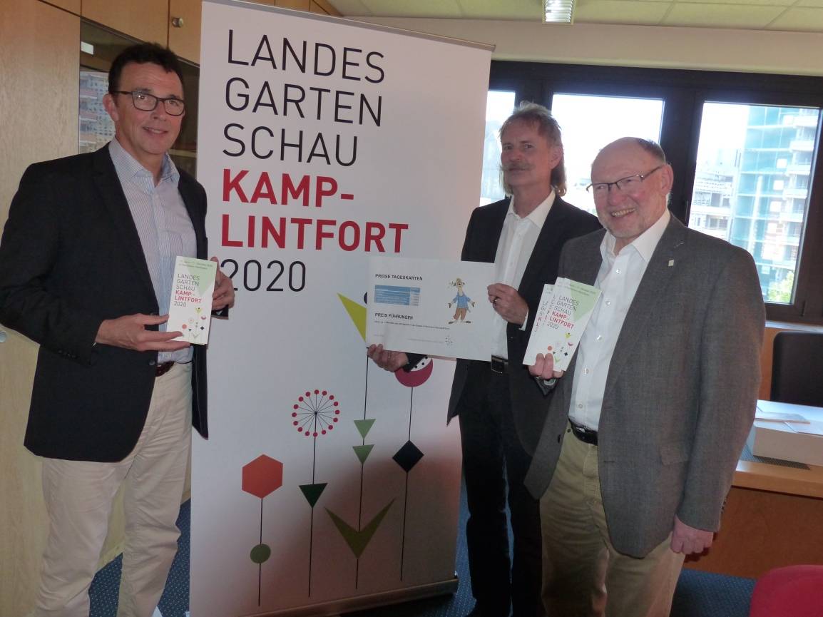  Preise und Öffnungszeiten der Landesgartenschau Kamp-Lintfort 2020 stehen fest. 