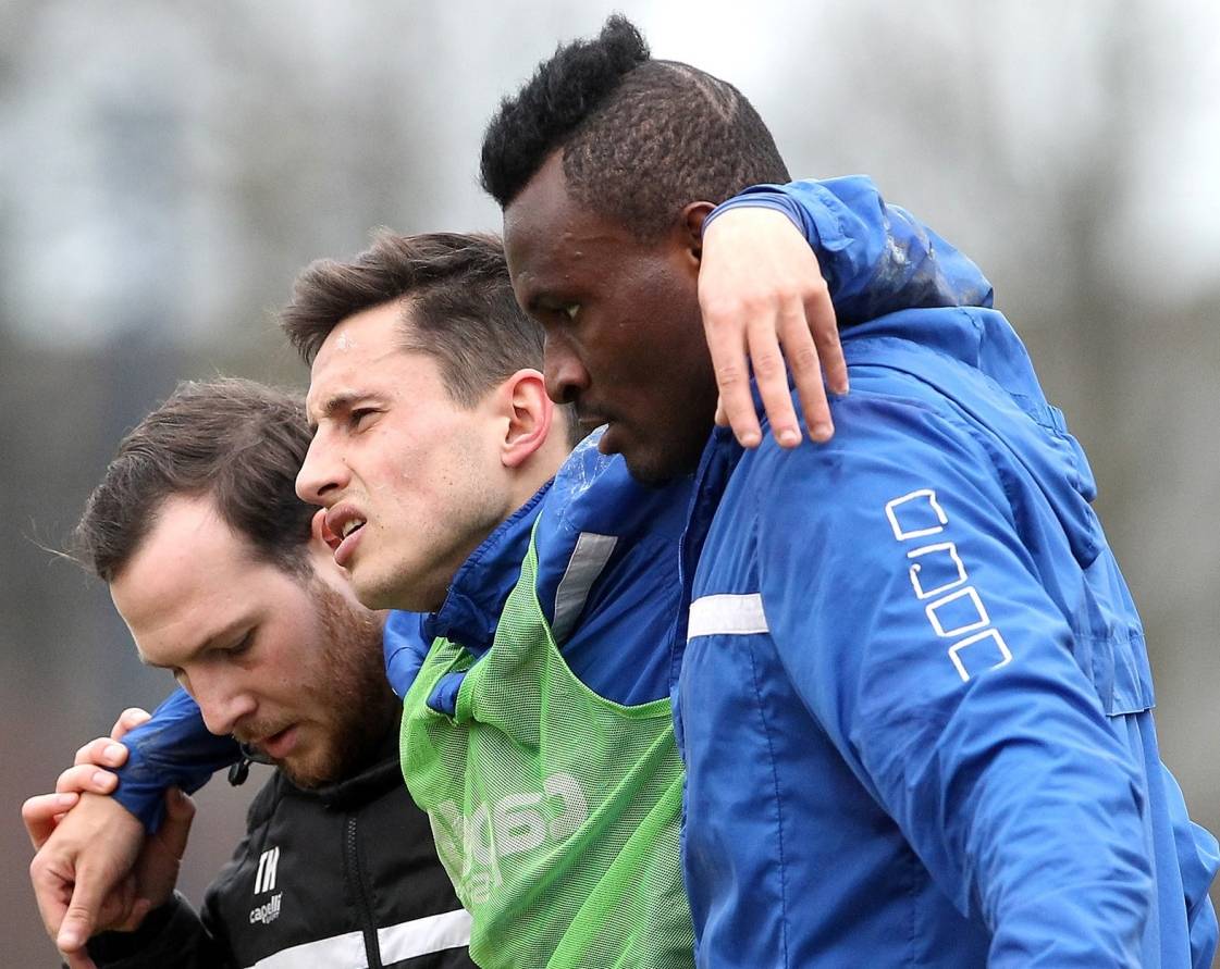 Das Team muss sich stützen