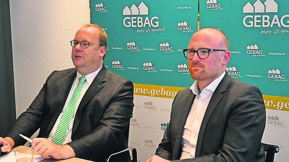  Geschäftsführer Bernd Wortmeyer und Oberbürgermeister Sören Link präsentierten Zahlen und Einschätzungen zur Gebag-Bilanz 2017. 