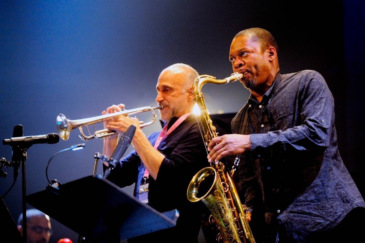  Ralph Alessi und Ravi Coltrane. 