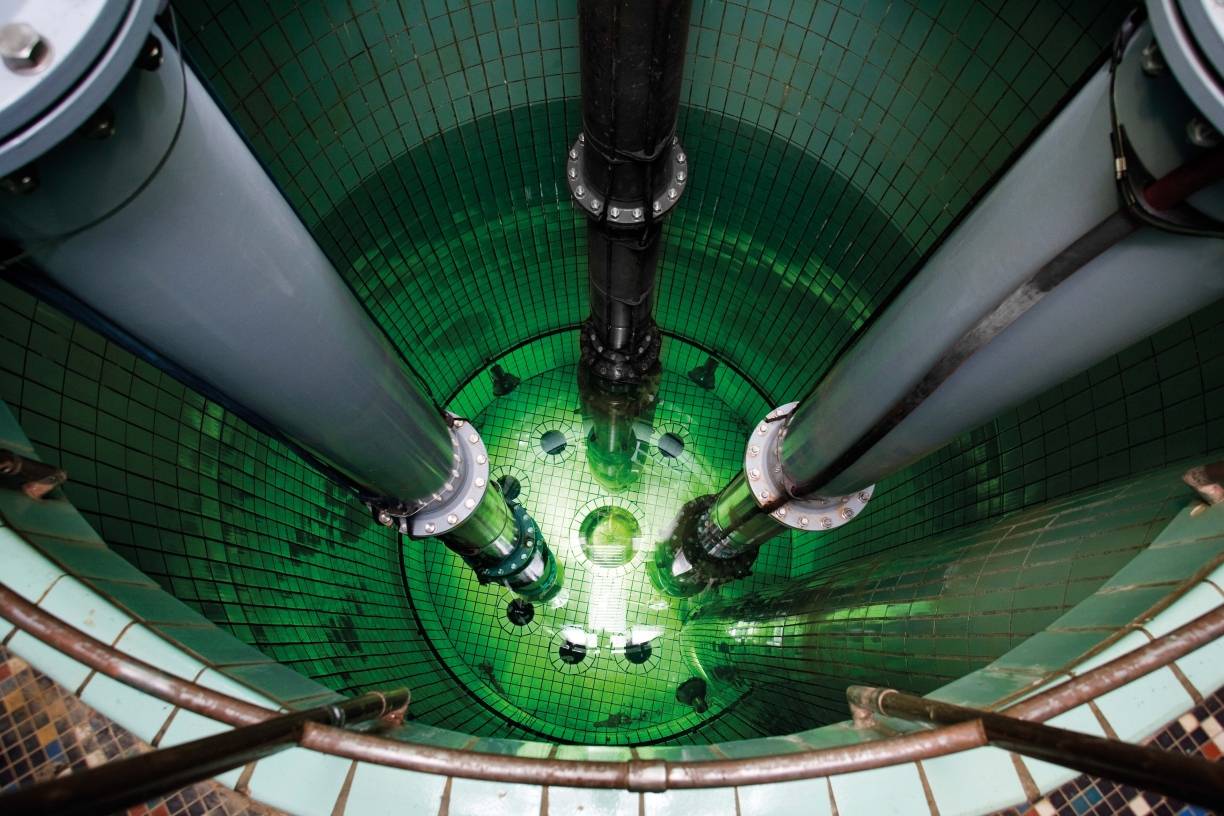  Wassergewinnung: Tief aus der Erde kommt das Grundwasser, das die Stadtwerke Duisburg über horizontal- und Vertikalfilterbrunnen für die Versorgung der Stadt fördern. 