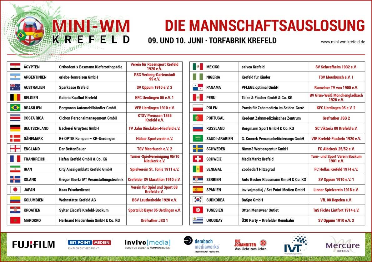 Mini-WM-Krefeld: Der OB machte es für die "Nationalspieler" richtig spannend