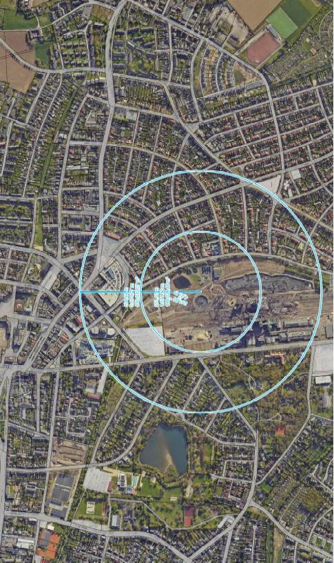 Umgebung des Geländes weiträumig gesperrt: Bombenfund auf dem Gelände Bergwerk West