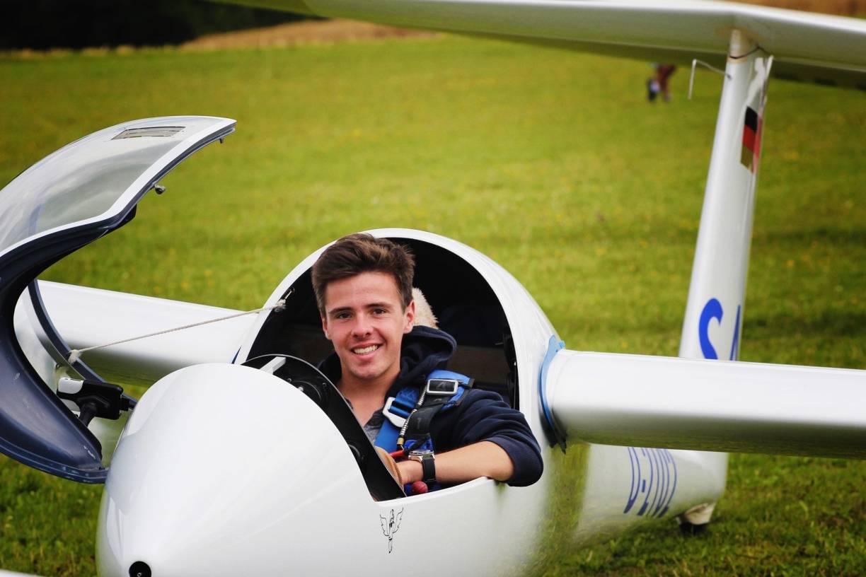  Felix Rommelaere (Foto) und Max Milstrey waren weltweit die schnellsten Segelflieger — für einen Tag. 