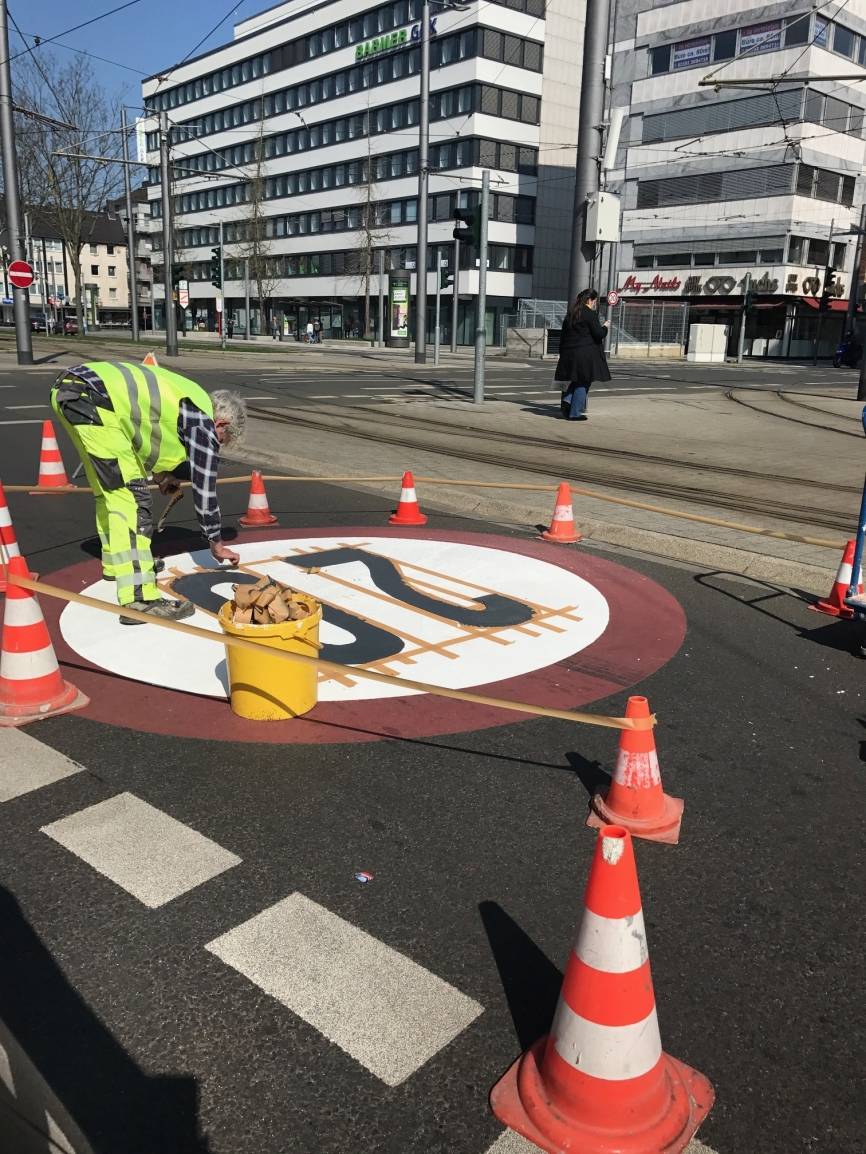 Jetzt auch offiziell: Tempo 20 am Ostwall