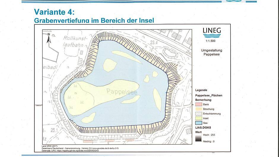 Variante 4: Grabenvertiefung im Bereich der...
