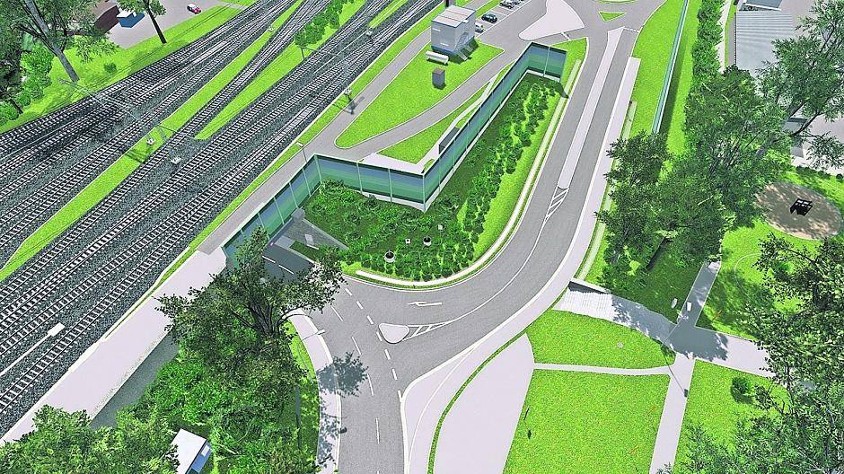 Lkws rechts abbiegen, bitte