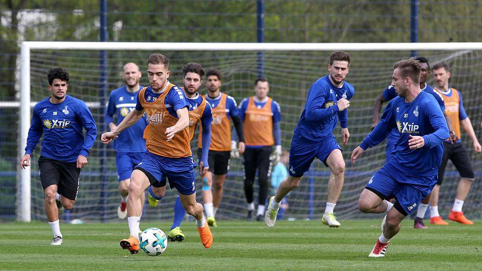  Letzte Trainingswoche vor der Sommerpause: Ahmet Engin &amp; Co. geben noch mal Gas fürs Saisonfinale gegen St. Pauli. 