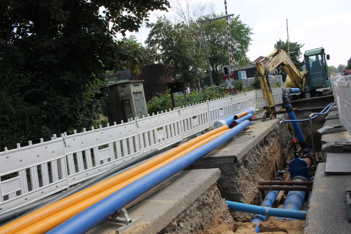 Baustelle Hülser Straße in Kempen: „Ende August sind wir durch“