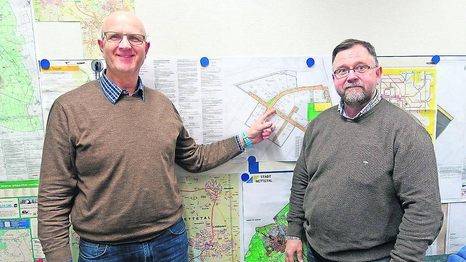 Hajo Siemes (links) und Bruno Schmitz von der Nettetaler WIN-Fraktion verspüren keine Lust, den Bürgern im Kreis Viersen falsche Hoffnung auf eine Verhinderung des WLZ in Kaldenkirchen zu machen.