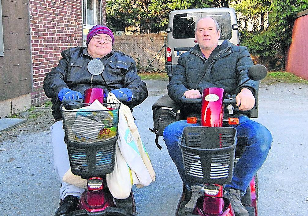 Die erste Proberunde ist gedreht: Zusammen mit Dieter Steinhauer (l) geht Stadt-Panorama-Redakteur Volker Wieczorek auf „große Fahrt“!