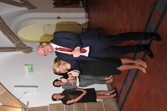  Sören Link mit Ehefrau Sonja am Septembersuperwahlabend. Der OB musste nicht einmal in die Stichwahl, aber bei den von ihm favorisierten DOC-Plänen folgten ihm die Duisburger nicht. 