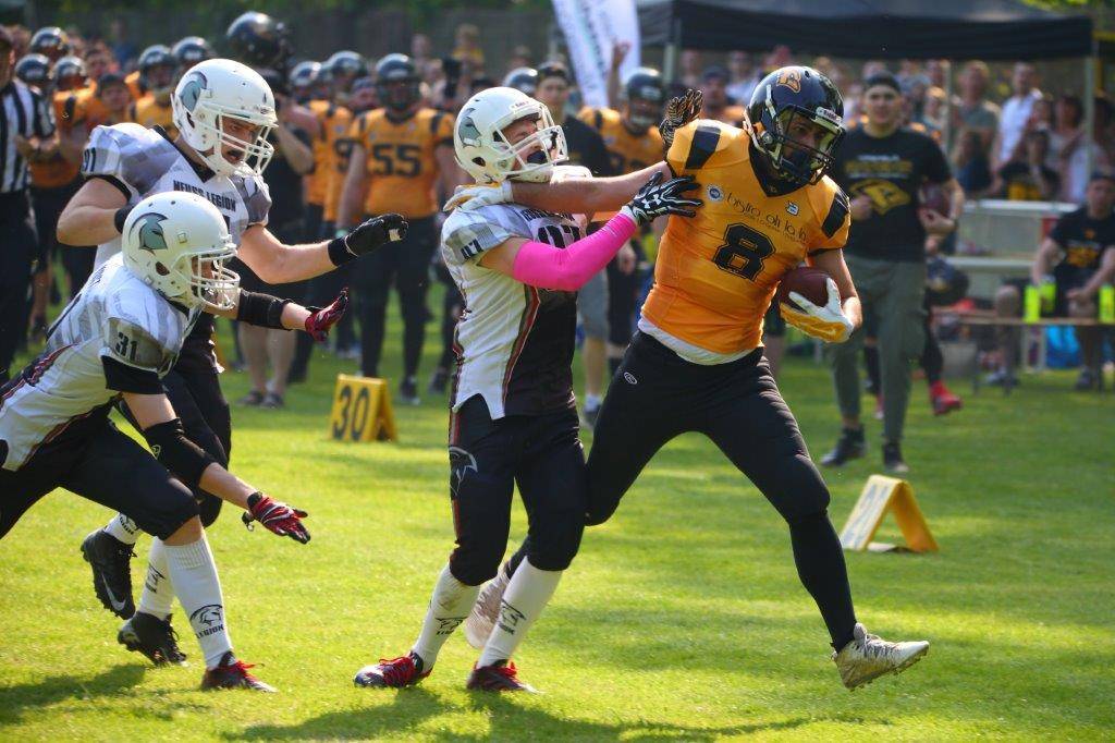 Besonderer Besuch bei Ravens-Heimspiel