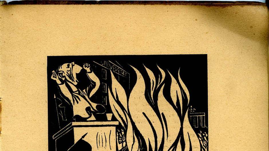  Heinz Kiwitz: Bücherverbrennung, 1937 