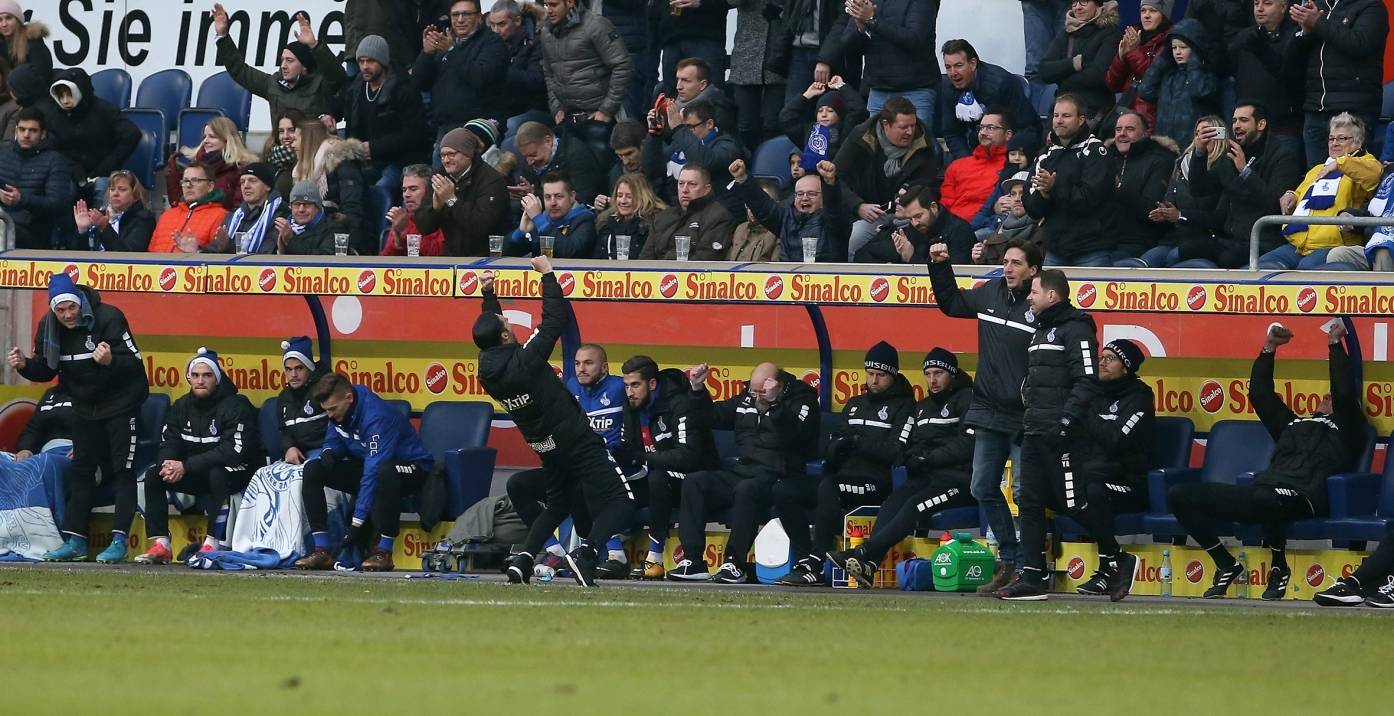  Nach dem Abpfiff kam sie wieder, die Ilia Gruev-Jubelfaust.  