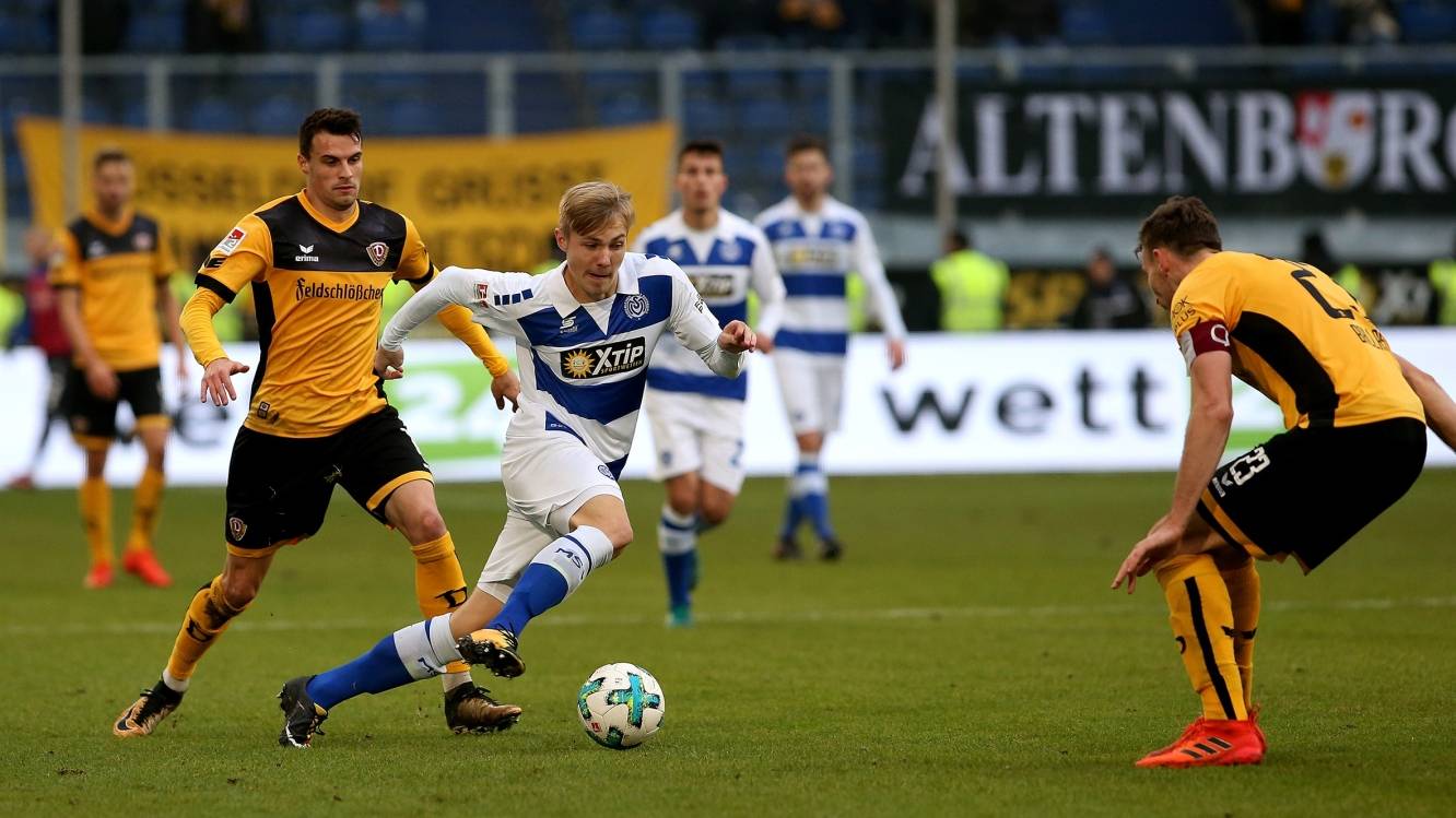  Lukas Daschner nutzte seine Chance auf dem Feld und holte den Freistoß vor dem 2:0 durch Kevin Wolze heraus.  