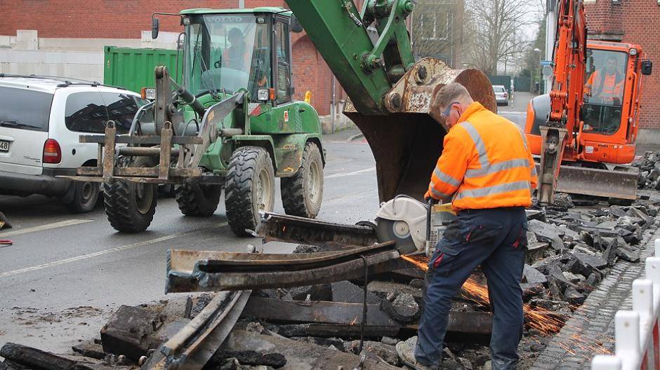 Endlich: Schienen raus!