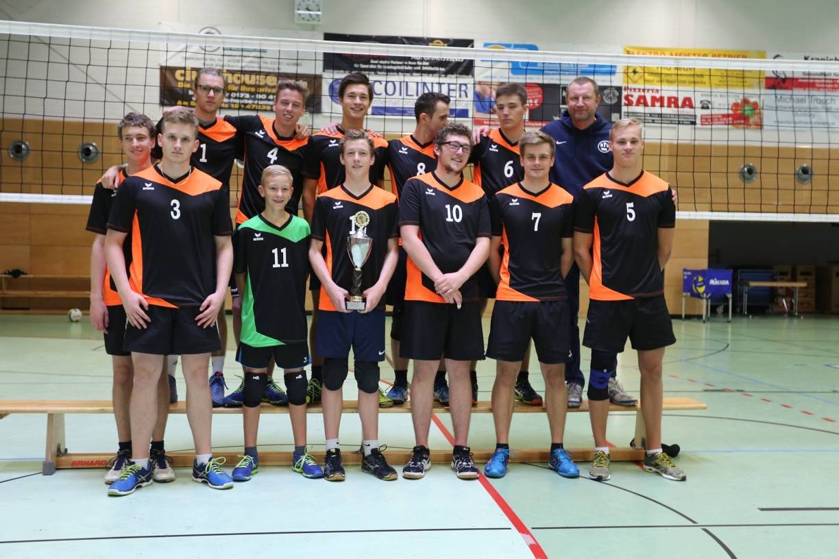 Die 1. Herrenmannschaft der Volleyballabteilung des Rumelner TV ist Herbstmeister der Landesliga Staffel 3.