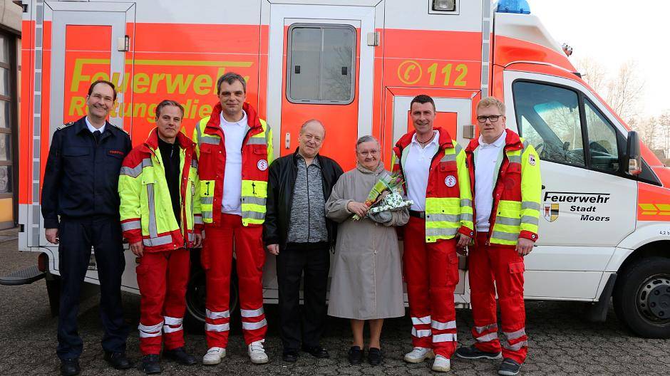 Ein Dank an seine Lebensretter