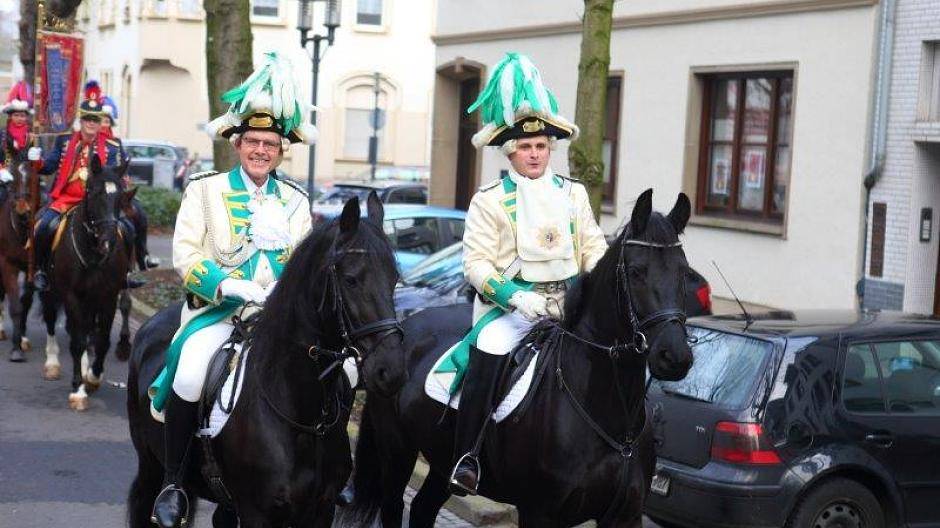 Impressionen vom Stadtritt der Prinzengarde