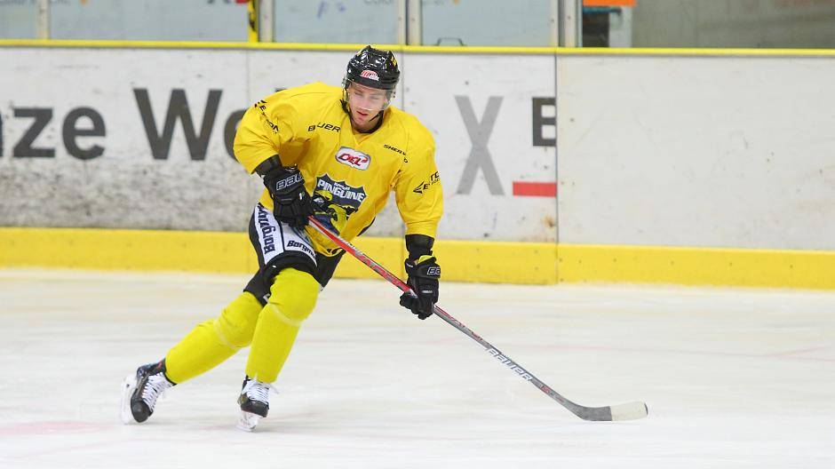 Greger Hanson beim ersten Training