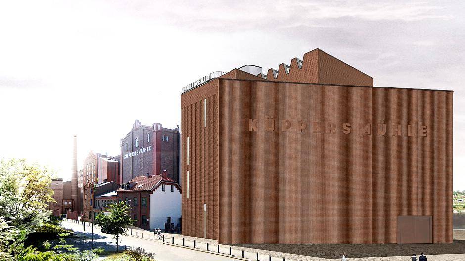 Küppersmühle schließt für den Anbau