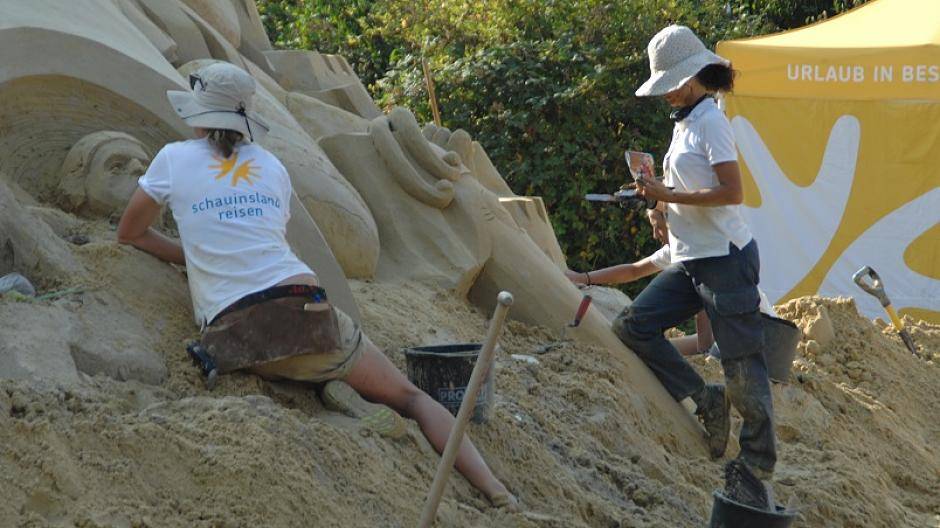 Sandburgsand im Glas fürn guten Zweck