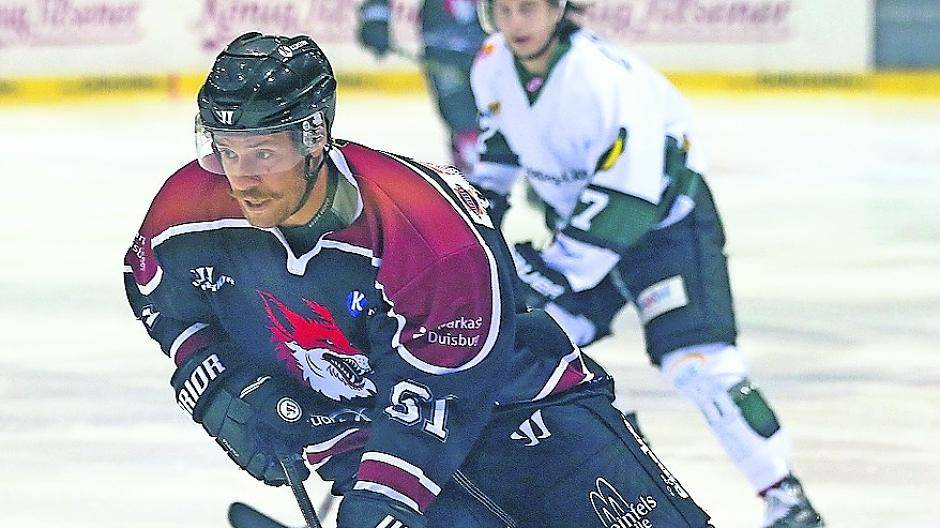  André Huebscher, hier gegen Hamburg, traf in Essen zum 2:1.Foto  