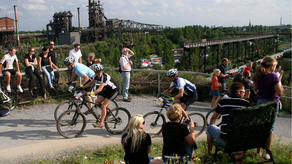  Das Dach der Duisburger „Tour“: der Monte Schlacko. 
