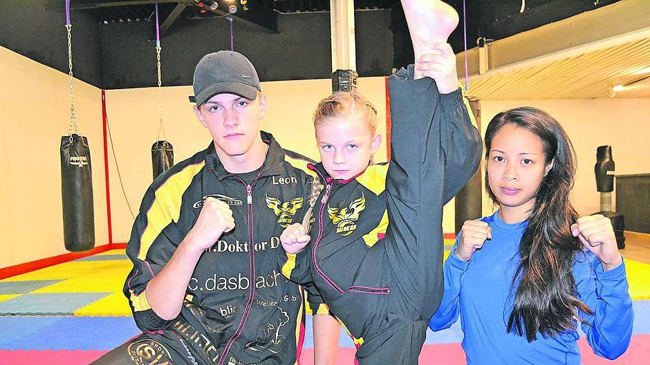 Leon Polenz, Samira Kindermann und Kim Samonte sind bereit für die Weltmeisterschaft in Irland.