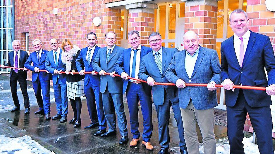 An einem Kabelstrang