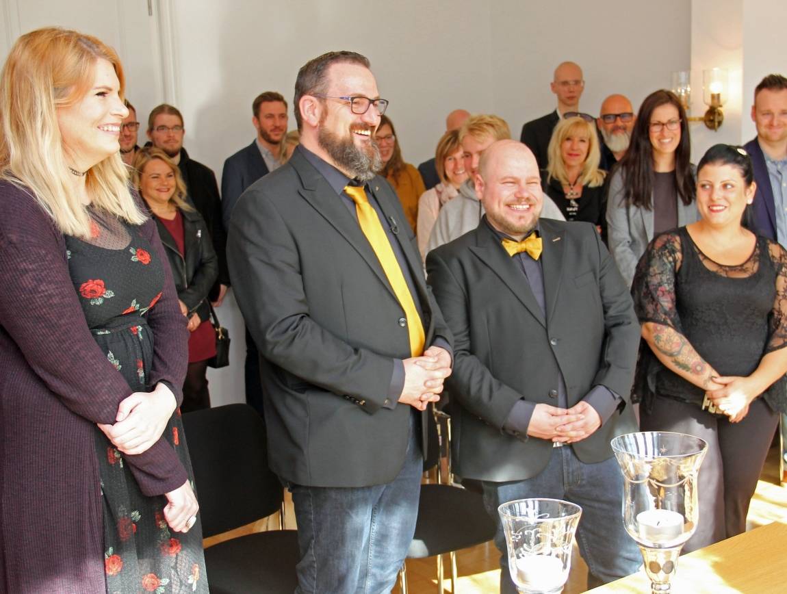 Die Grimms sind das erste gleichgeschlechtliche Ehepaar in Moers