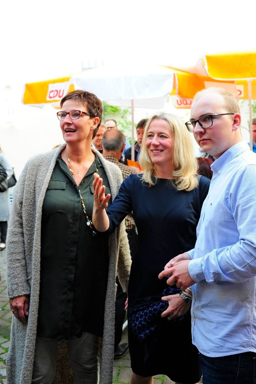 Grund zum Jubeln: Kerstin Radomski eroberte ihren Wahlkreis.