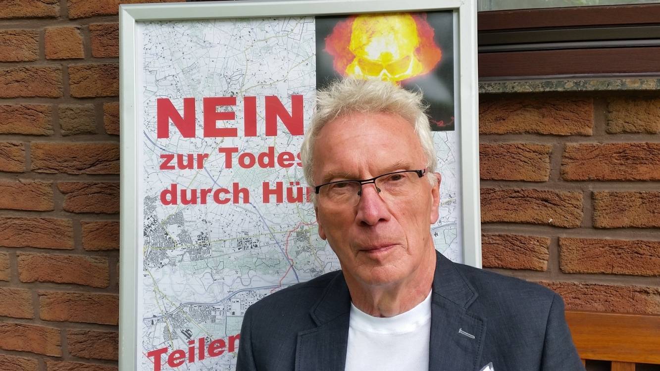Rainer Rehbein ist entschieden gegen die Gaspipeline.