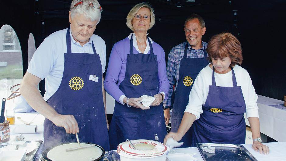 Auch für das leibliche Wohl war...