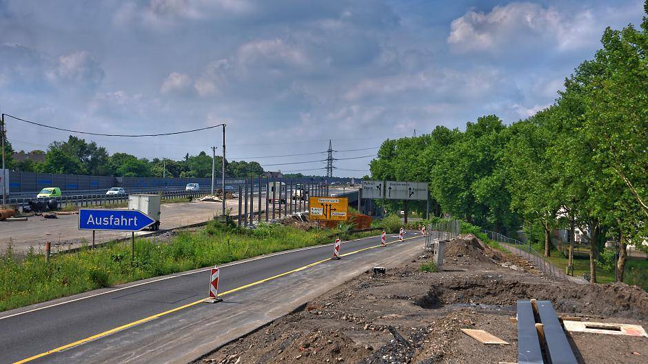 An der Abfahrt Beeck muss auch noch einiges...