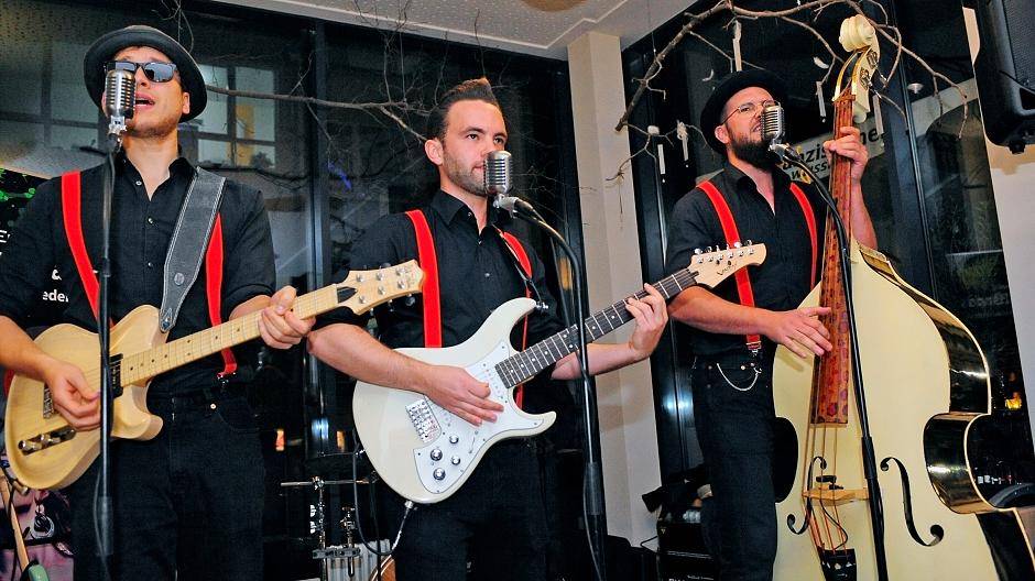 Rockameier begeisterten im Cafe...