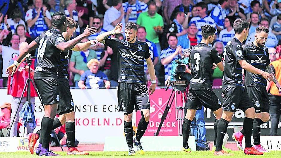 Andy Wiegel sorgte für das wichtige 1:0