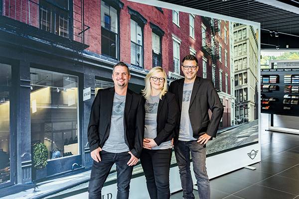 Das Team vom MINI CENTER KREFELD (v.l.n.r.): René Falkenberg, Kerstin Bucksteeg, Michael Röger.