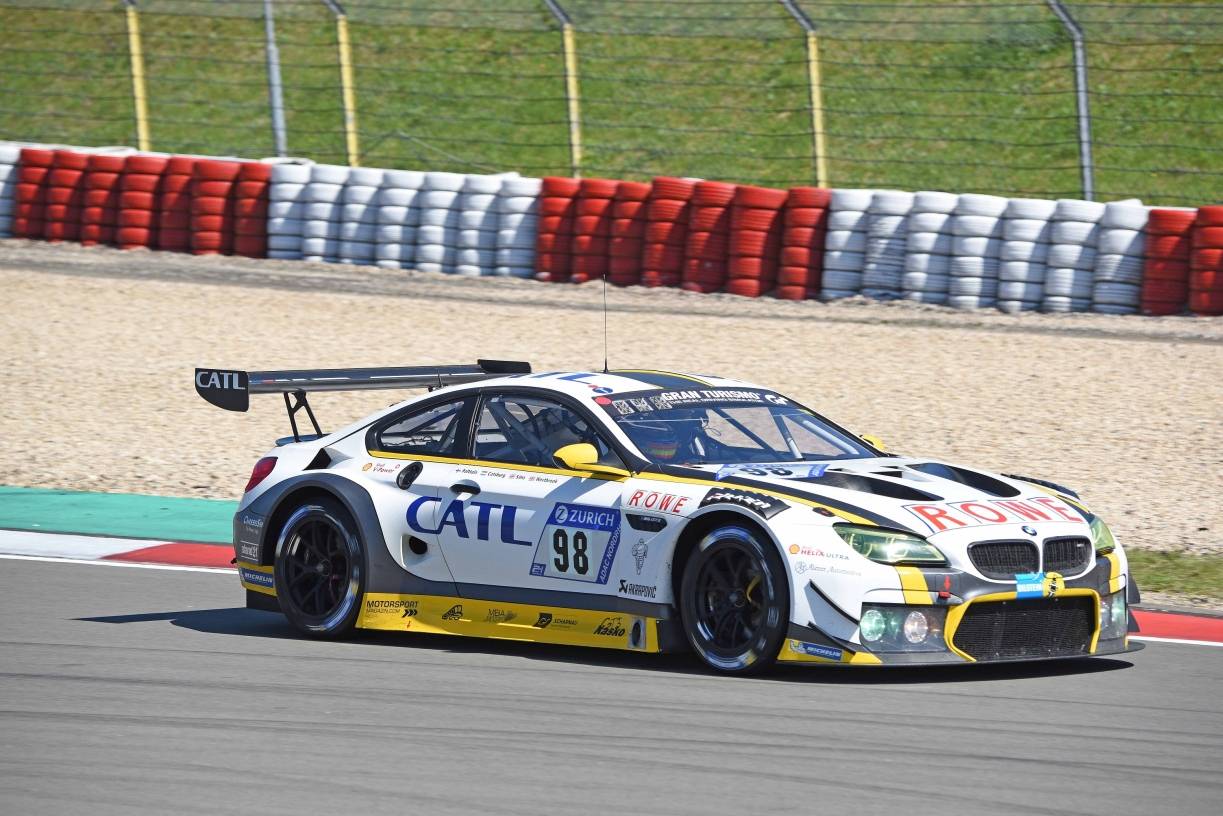Der BMW M6 GT3 der Zweitplatzierten von ROWE Racing.
