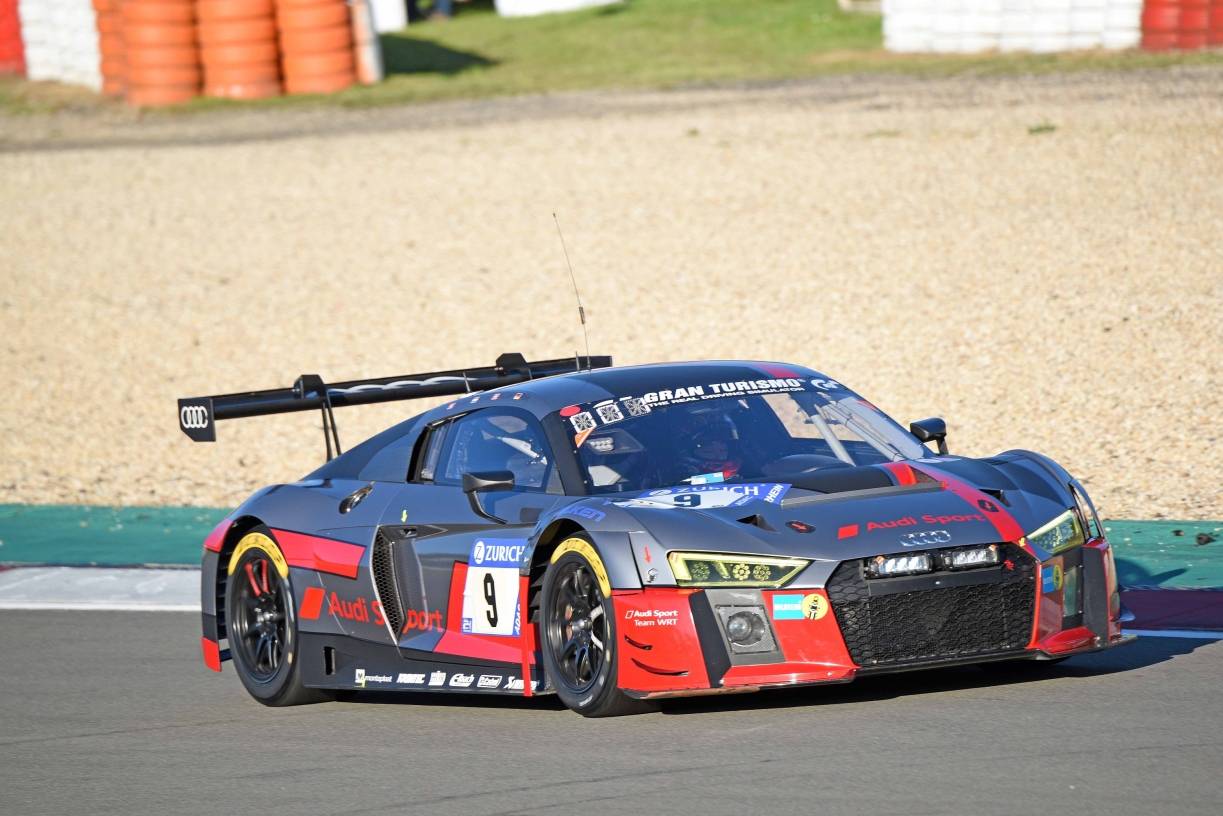  Der Audi R8 LMS der Drittplatzierten vom Audi Sport Team WRT. 