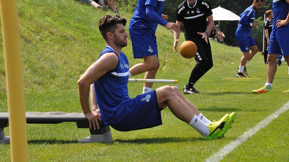 Wirkt fit und austrainiert: Moritz...