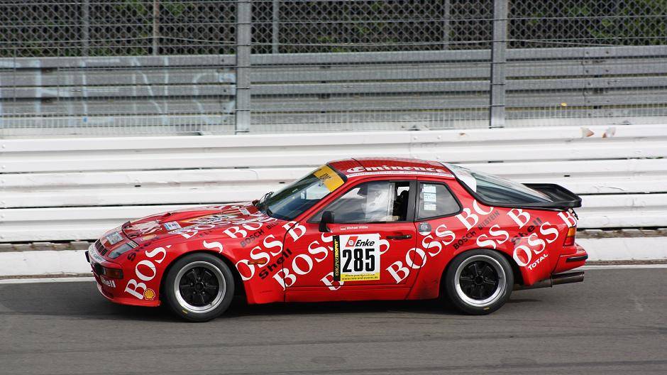 Dieser schöne Porsche 924 Carrera GT kam leider nicht ins Ziel, sondern landete im...