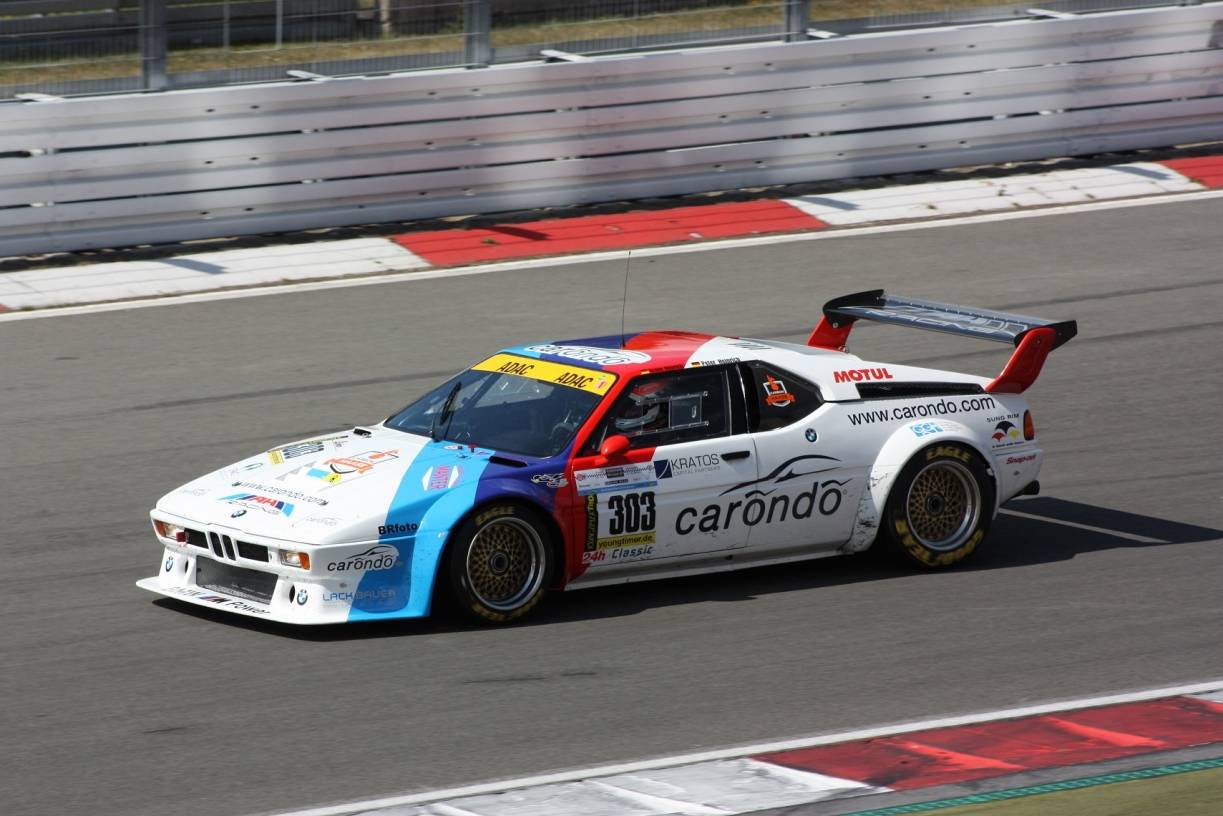  Der "eigentliche" Sieger des Eifelrennens 2017 in der Youngtimer Trophy? Der BMW M1 brannte mit 9:26 Minuten die schnellste Runde des Rennens in den Asphalt. 