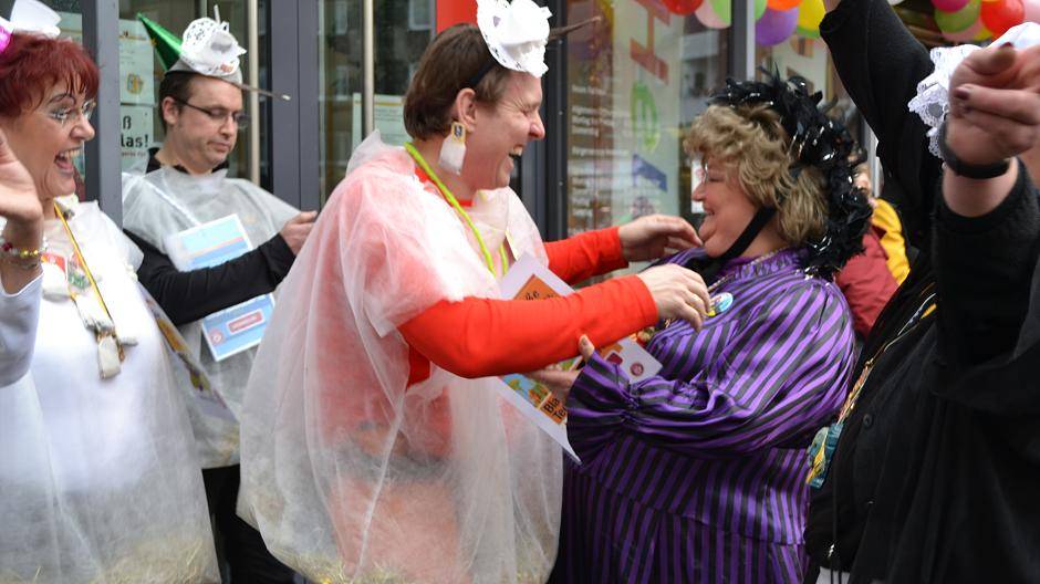 Sie mögen sich, sie "streiten" sich: der Moerser Bürgermeister Christoph Fleischhauer,...